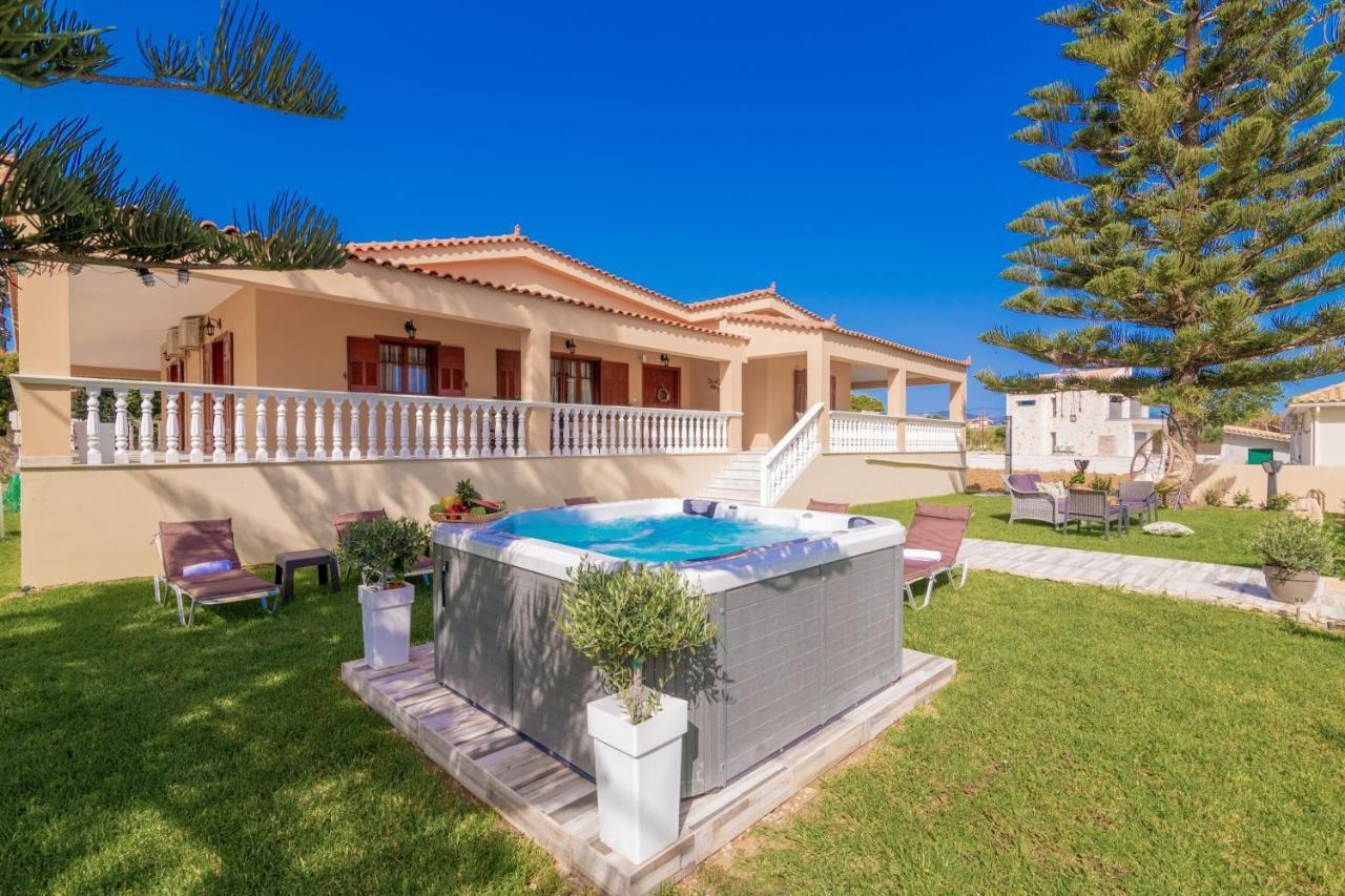 Sea Elegance Villa - On The Beach, By Zantewize Psarou  Buitenkant foto