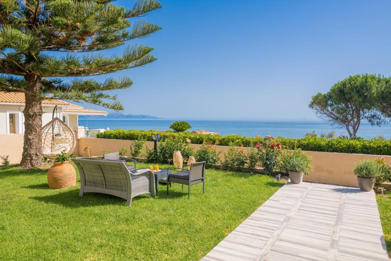 Sea Elegance Villa - On The Beach, By Zantewize Psarou  Buitenkant foto