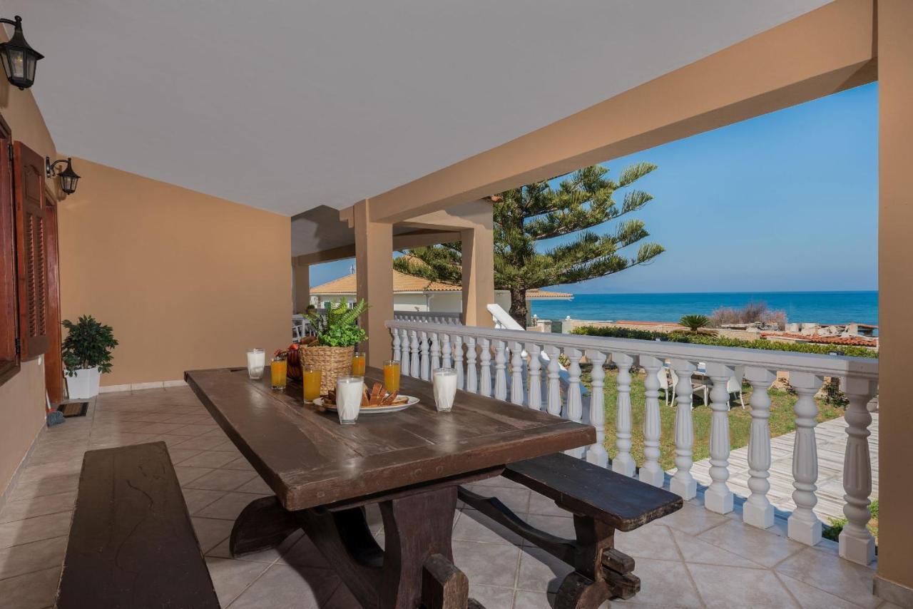Sea Elegance Villa - On The Beach, By Zantewize Psarou  Buitenkant foto