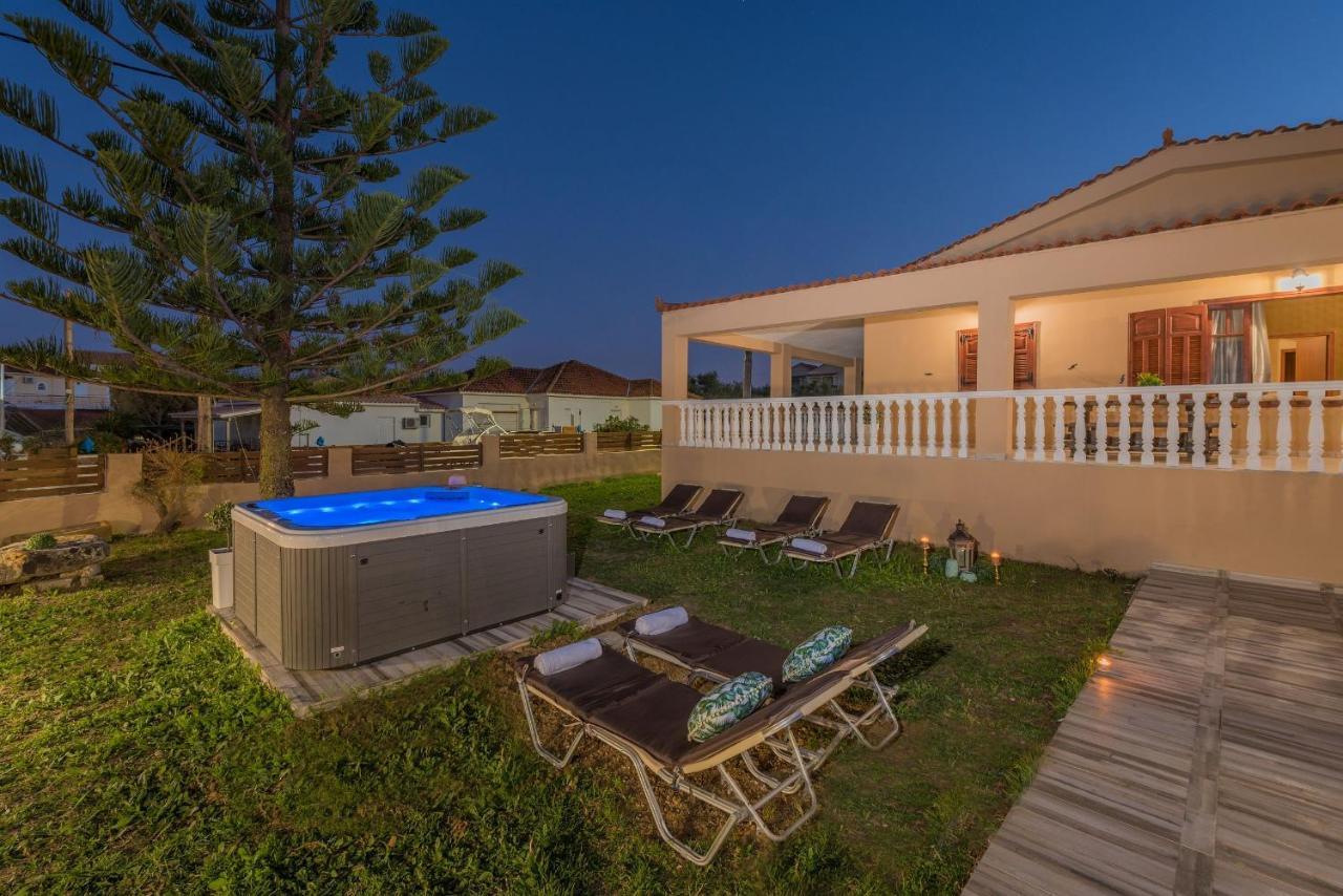Sea Elegance Villa - On The Beach, By Zantewize Psarou  Buitenkant foto
