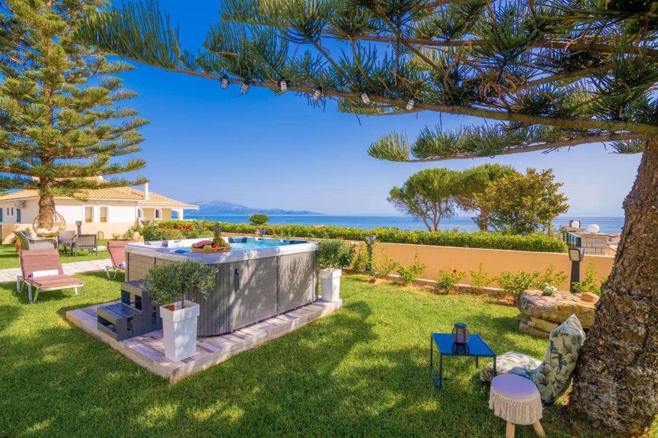 Sea Elegance Villa - On The Beach, By Zantewize Psarou  Buitenkant foto