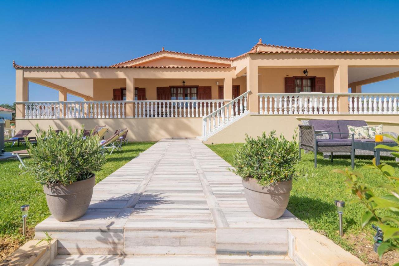 Sea Elegance Villa - On The Beach, By Zantewize Psarou  Buitenkant foto