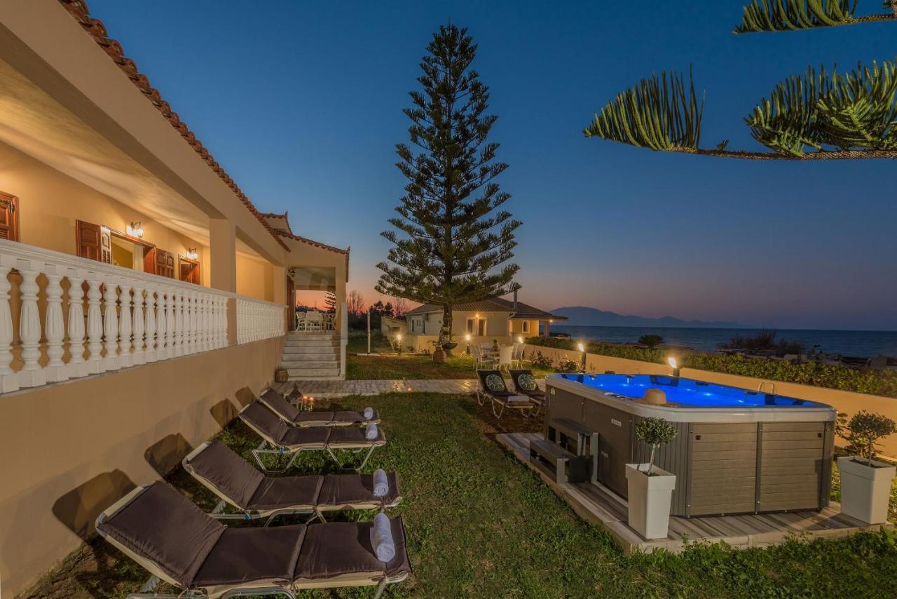 Sea Elegance Villa - On The Beach, By Zantewize Psarou  Buitenkant foto