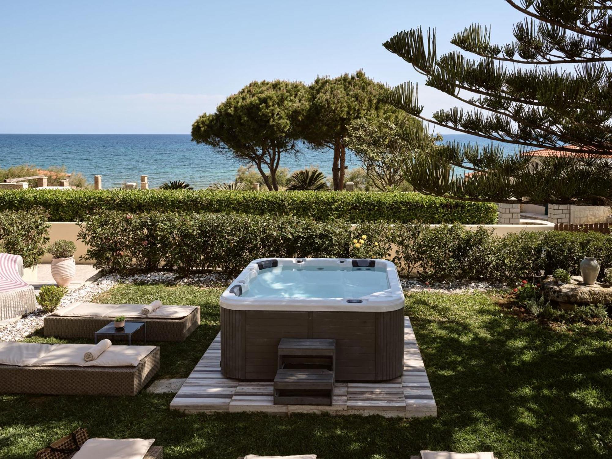 Sea Elegance Villa - On The Beach, By Zantewize Psarou  Buitenkant foto