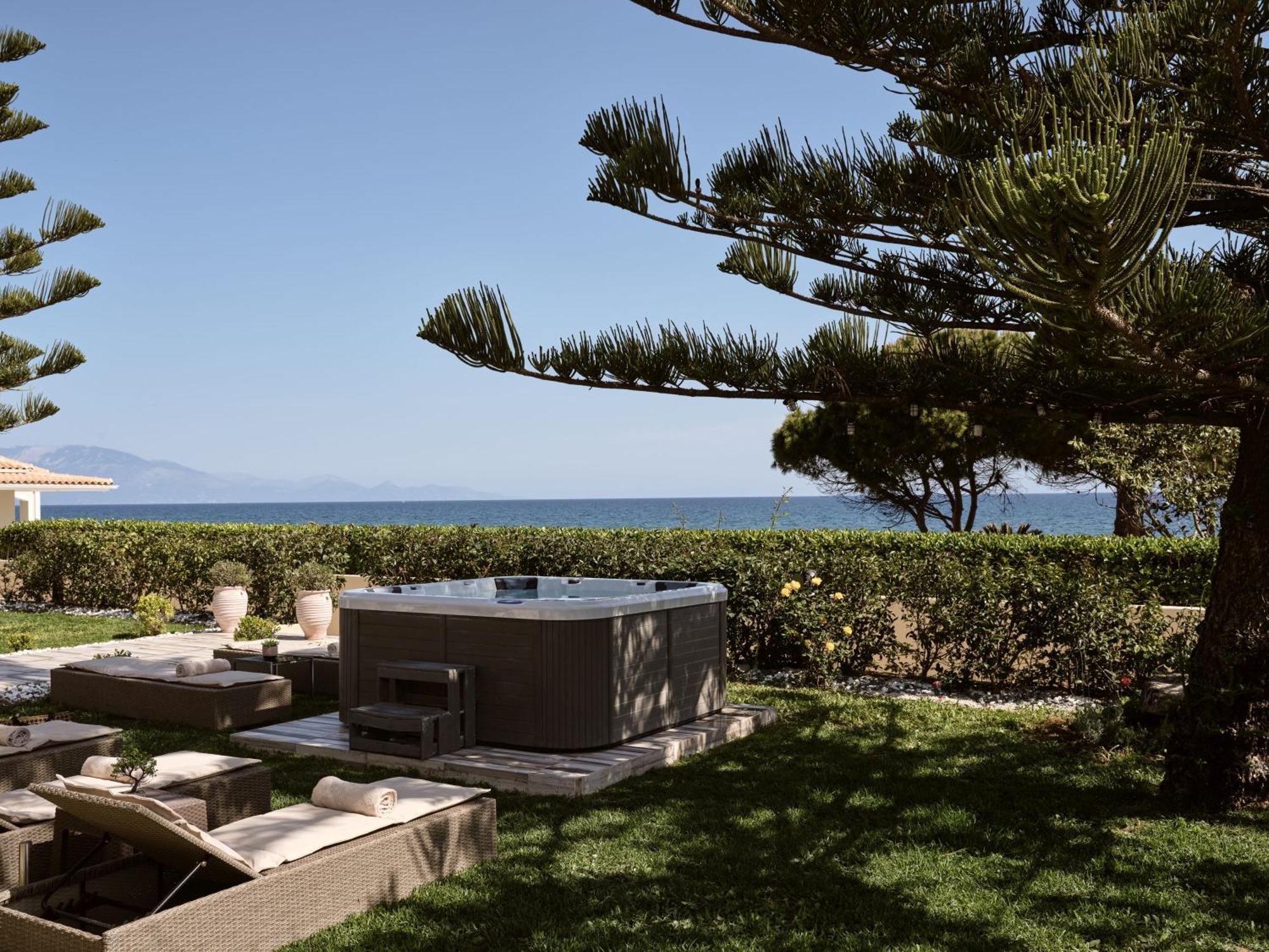 Sea Elegance Villa - On The Beach, By Zantewize Psarou  Buitenkant foto