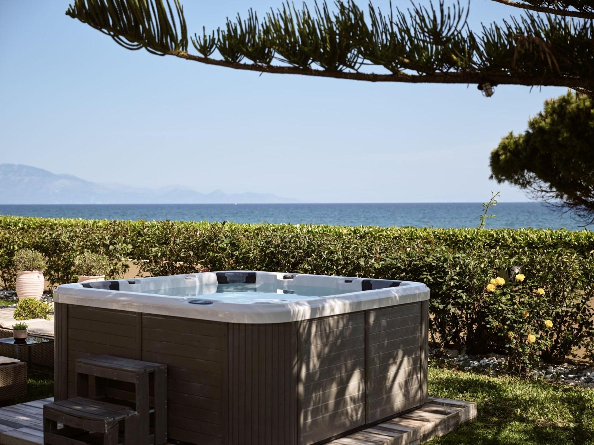 Sea Elegance Villa - On The Beach, By Zantewize Psarou  Buitenkant foto